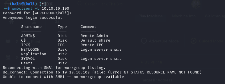 smbclient Administrator